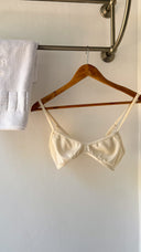 PURE COTTON RIB - Biustonosz braletka z bawełny organicznej